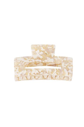 Goudlief Haarklem met print beige sheet material, Sieraden, Tassen en Uiterlijk, Uiterlijk | Haarverzorging, Verzenden, Nieuw