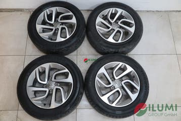Velgen Opel Crossland 16 CALI 205/60R16 4X108 6.5J ET20, Verzenden, Gebruikt, Banden en Velgen