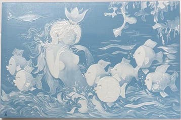 Meissen - Heinz Werner - Wandbord - 937010 / 9m233 -, Antiek en Kunst, Antiek | Glas en Kristal