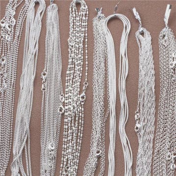 925 Sterling Zilveren Kettingen: Rolo, Figaro & Meer (16-30, Sieraden, Tassen en Uiterlijk, Kettingen, Verzenden, Nieuw