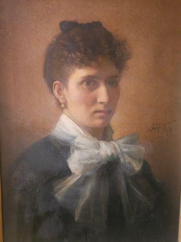 Alessandro Pigna (1862-1919) - Ritratto di donna