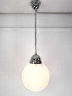 schoollampen groot formaat kap 4 x 35 cm / 1 x 40 cm, Ophalen, Art deco, Zo goed als nieuw, Glas