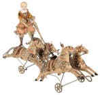 Attributed To Roullet & Decamps - Speelgoed Rare Circus Pull, Antiek en Kunst