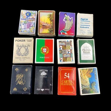 12x Vintage Playing Cards Sets – Themed, Advertising and, Antiek en Kunst