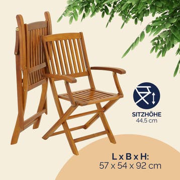 Tuinset Boston 7-delig Acaciahout (Tuinbanken-Tuinsets), Tuin en Terras, Tuinsets en Loungesets, Verzenden, Nieuw