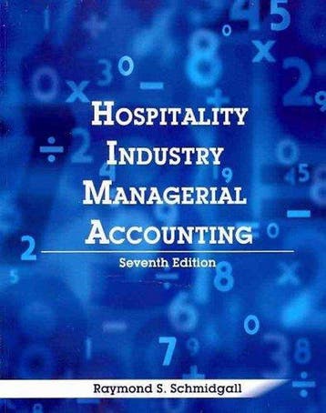 9780866123594 Hospitality Industry Managerial Accounting, Verzenden, Zo goed als nieuw, Raymond S. Schmidgall