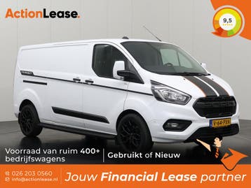 Ford Transit Custom Bestelbus L2 H1 2022 Diesel, Auto's, Zwart, Wit, Nieuw, Transit