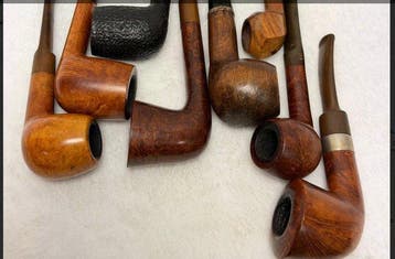 Groot Exclusief Kavel van 8 Vintage Estate-pijpen – o.a., Nieuw