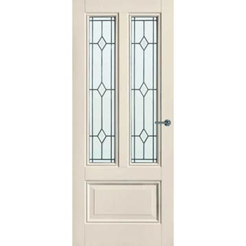 Cando binnendeur Muiden 83x201,5 (wit, Stomp, Glas in lood), 80 tot 100 cm, Binnendeur, Nieuw, Ophalen of Verzenden