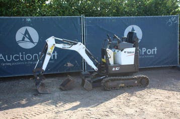 Veiling: Minigraver Bobcat E10Z Diesel 2019, Zakelijke goederen, Machines en Bouw | Kranen en Graafmachines, Ophalen, Graafmachine