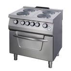 Heavy Duty Fornuis elektrisch | 90–450°C | RVS/Gietijzer |, Verzenden, Nieuw in verpakking