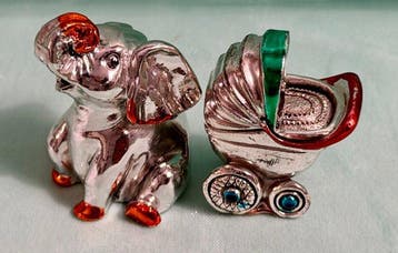 Arde/ Stilarte style - Beeldje - Sweet Baby Pram and sitting