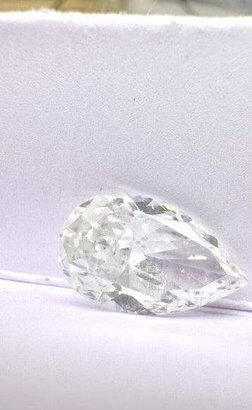1 pcs Diamant (Natuurlijk) - 4.10 ct - Peer - G - SI2 -, Sieraden, Tassen en Uiterlijk, Nieuw