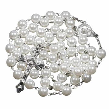 Fako Bijoux - Rozenkrans Ketting - Acryl - 8mm -, Verzenden, Nieuw