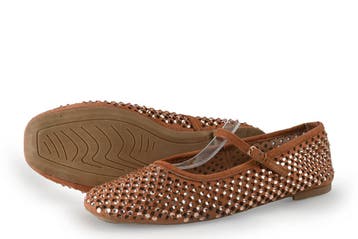 Nelson Ballerinas in maat 41 Cognac, Kleding | Dames, Schoenen, Overige kleuren, Verzenden, Ballerina's, Nelson