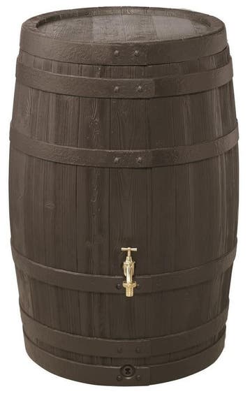 Regenton Mokka houtlook 260 liter, Nieuw