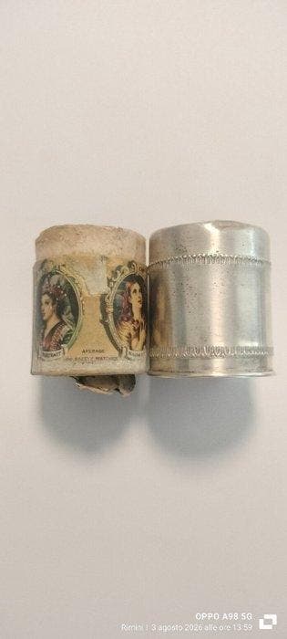 Vesta doosje - Zilver - Antieke luciferhouder