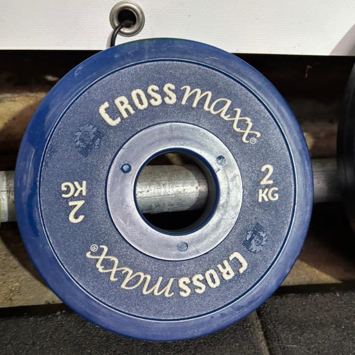 Lifemaxx - Crossmaxx - Halterschijven - Bumper Plates - 1,5, Sport en Fitness, Fitnessmaterialen, Overige typen, Ophalen of Verzenden