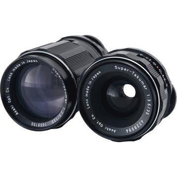 Asahi Pentax Super-Takumar 35mm F3.5 + 135mm F3.5 – Classic, Nieuw