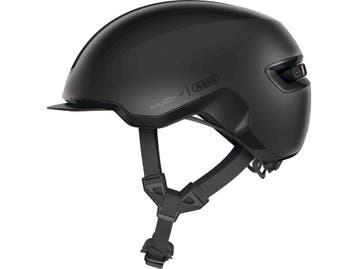 Abus HUD-Y - E-bike helm - LED achterlicht - Velvet Zwart -, Fietsen en Brommers, Fietsaccessoires | Fietshelmen, Verzenden, Zo goed als nieuw