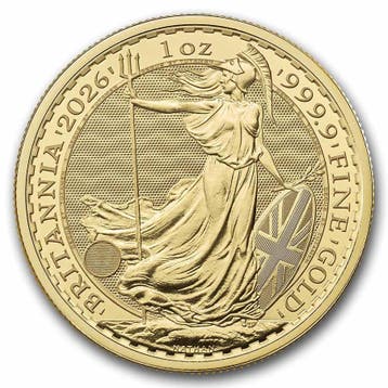 Gouden Britannia 1 oz 2026, Verzenden, Overige landen, Losse munt, Goud