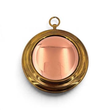 Spiegel- Modernista - Messing - Roze ontwerp