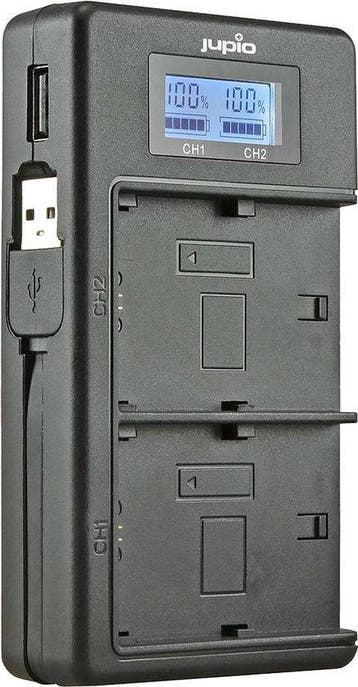 Jupio USB Dedicated Duo Charger LCD for Sony NP-FZ100, Verzenden, Nieuw