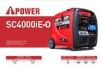 Aipower SC4000iE-0 benzine aggregaat generator 3,5 kw, Nieuw, Minder dan 5 kVA, Benzine, Elektrisch startend