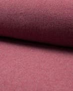 Organische katoen fleece Bordeaux, Nieuw, Rood