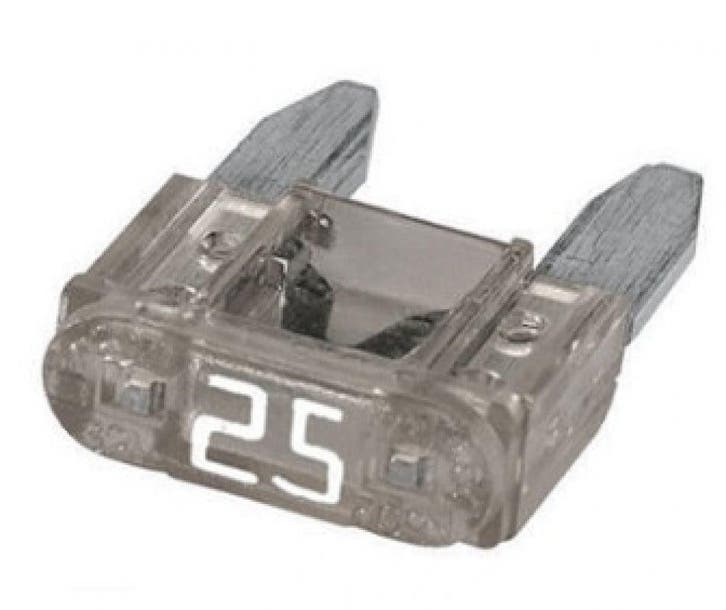 Mini Zekering 25A 100st, Caravans en Kamperen, Camper-accessoires, Nieuw, Ophalen of Verzenden