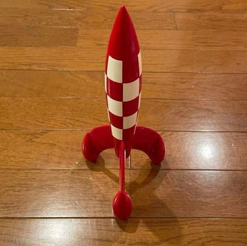 Tintin - 1 De avonturen van Kuifje – De maanraket (30 cm) -, Nieuw