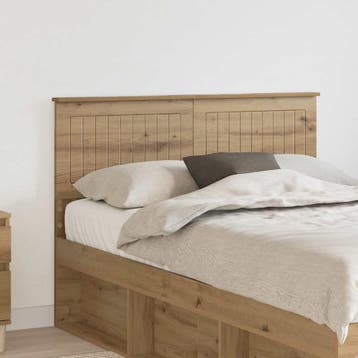 vidaXL Hoofdbord Artisan Eiken Bewerkt hout, Verzenden, Nieuw, Bruin, Hout