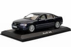 Audi A8 modelauto (1:43) donkerblauw, Hobby en Vrije tijd, Modelauto's | 1:43, Verzenden, Nieuw