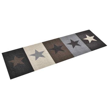vidaXL Keukenmat wasbaar Star 45x150 cm, Verzenden, Nieuw