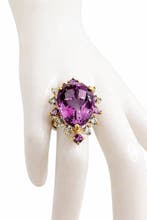 Zonder minimumprijs - Ring Zilver, Verguld, 18 karaat., Nieuw