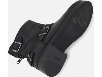 BRONX New Tough - Enkellaarzen - Blokhak - Zwart - Maat 37, Verzenden, Nieuw