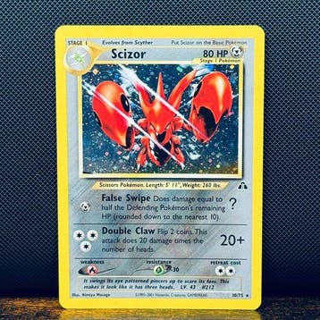 Pokémon Card - Scizor Holo 10 – Pokémon, Hobby en Vrije tijd, Nieuw