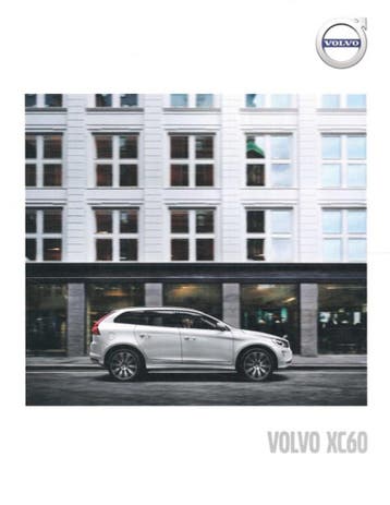 2017 VOLVO XC60 BROCHURE NEDERLANDS, Nieuw, Volvo, Author