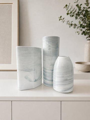 Rosenthal - Tapio Wirkkala - Vaas (3) - Queensberry Marble -