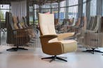 Gealux sta-op-stoel  leer GLX-012 large met  2 motoren+accu, Ophalen of Verzenden, Nieuw, Leer