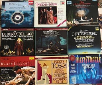 Riccardo Muti - Diverse artiesten - 9 x box sets (22 CDs in, Nieuw in verpakking