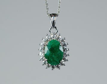 Zonder minimumprijs - Ketting met hanger - 925 zilver - 4,50