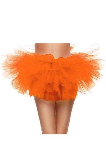 Korte Tutu Oranje Koningsdag Tule Rokje 116 122 128 134 140, Ophalen of Verzenden, Nieuw, Meisje