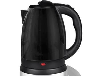 Veiling - Zwart RVS waterkoker 1.8 Liter 1500W, Nieuw