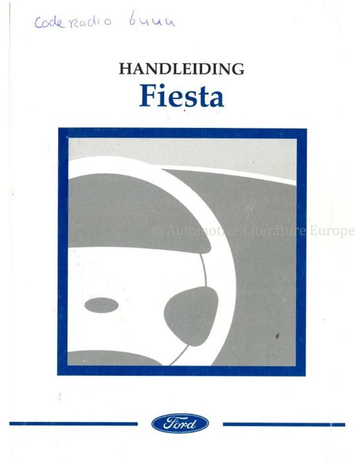 2003 FORD FIESTA INSTRUCTIEBOEKJE NEDERLANDS, Auto diversen, Handleidingen en Instructieboekjes