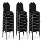 Stackchair stoel zwart (stapelstoel), Ophalen of Verzenden, Nieuw zonder verpakking