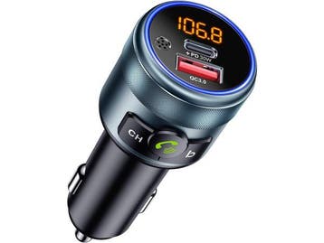 Veiling - GizmoVine Bluetooth 5.3 auto FM-zender auto-adapte, Nieuw