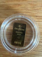 1 gram - Goud - degussa (Zonder minimumprijs)