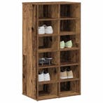 vidaXL Schoenenrek 54x34x100,5 cm bewerkt hout oud, Verzenden, Nieuw