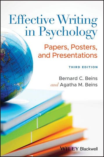Effective Writing in Psychology - Bernard B. Beins, Verzenden, Gelezen, Bernard B. Beins
